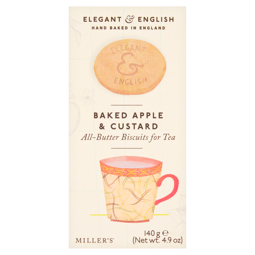 Elegant & English Baked Apple & Custard 140g pack