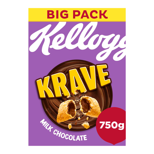 Kelloggs Krave Milk Chocolate 750g