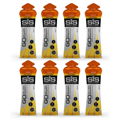 Science in Sport GO Isotonic Daily Gel, Orange, pack of 8