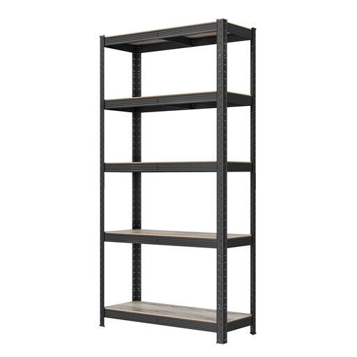 Ochama 5-Tier Shelving Unit, Steel, 650 kg, 30 x 75 x 150 cm, Greige