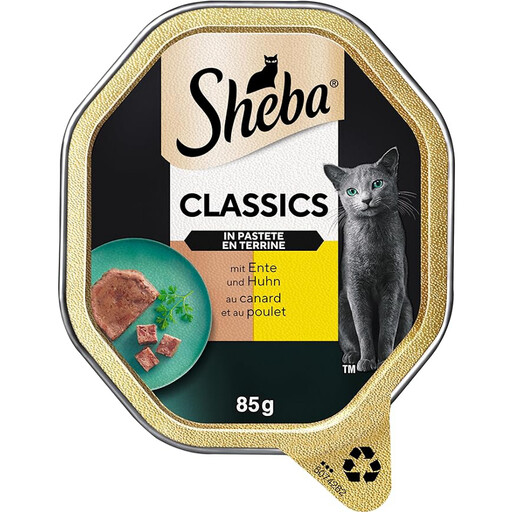 Sheba Classics Pastete getreidefreies Katzenfutter