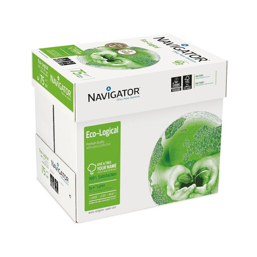 Navigator A4 Eco Paper White 75GSM Box of 5 Reams