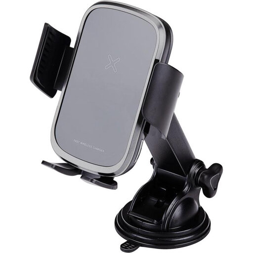 Dunlop Phone Holder and Wireless Charger - Qi, Black