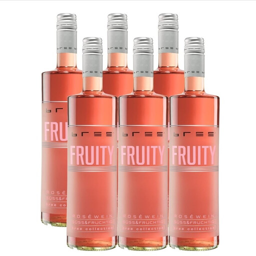 BREE Fruity Rosé Wine Sweet & Fruity in a case of 6