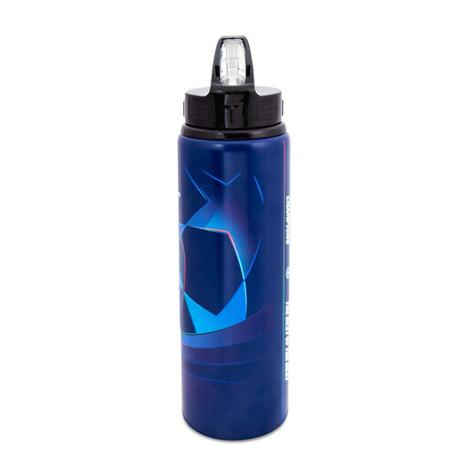 Hy-Pro UEFA Champions League navy aluminium water bottle, 750ml