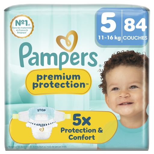 Pampers Premium Protection size 5 84 nappies