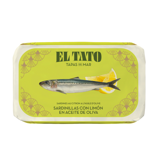 EL TATO Small Sardines 16/20 in Olive Oil with Lemon