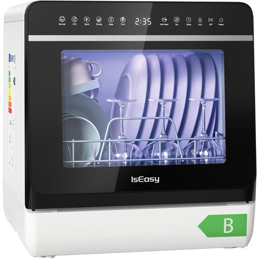 Tabletop dishwasher with 5 L water tank