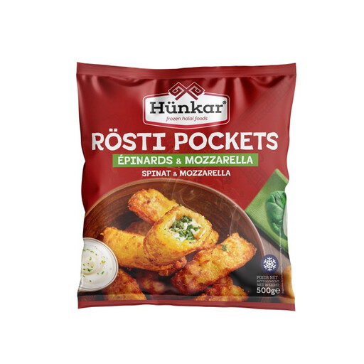 H?NKAR R?sti Pockets Spinach & Mozzarella 500g