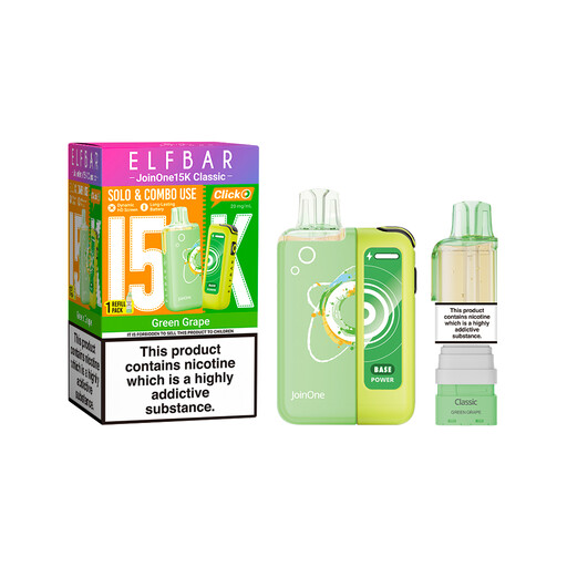 Elfbar JoinOne 15K Classic Prefilled Kit Green Grape