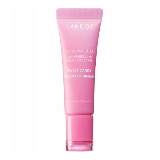 LANEIGE Lip Glowy Balm Sweet Candy 10g – Hydrating Tinted Lip Balm with Glossy Pink Finish, Shea & Murumuru Butter