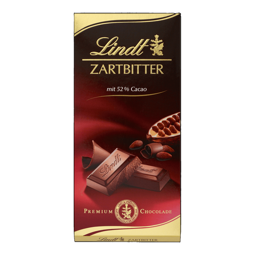 Lindt Dark Chocolate Bar 50%