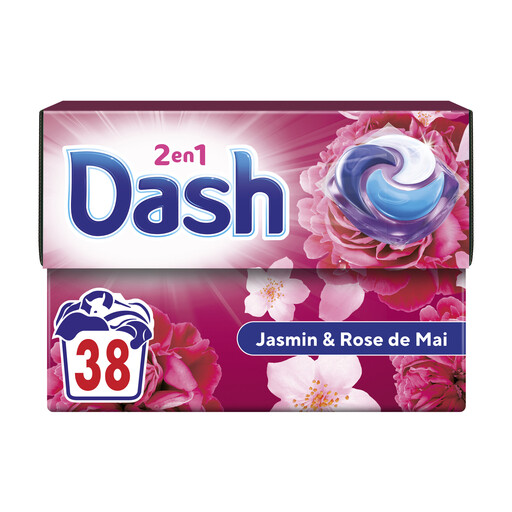 Dash 2in1 PODS Jasmine & Rose de Mai, 38 Doses