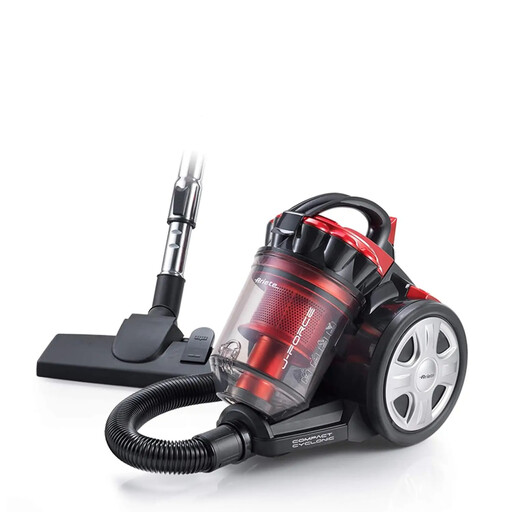 Ariete 2753 J-Force – Bagless Vacuum Cleaner, Multi-Cyclone Technology, HEPA Filter, Triple Class A, Red/Black