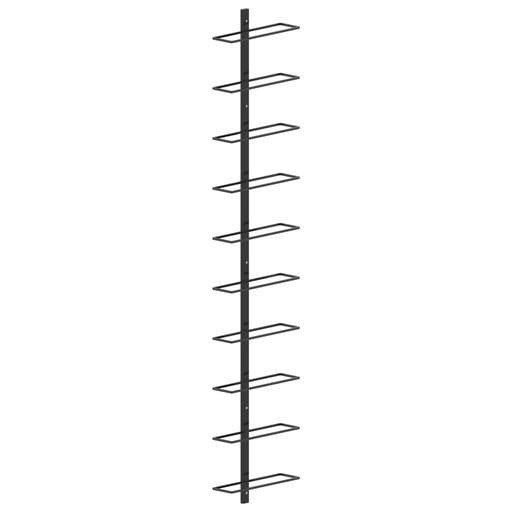 Wall-Mounted 10 Bottle Square Wine Rack