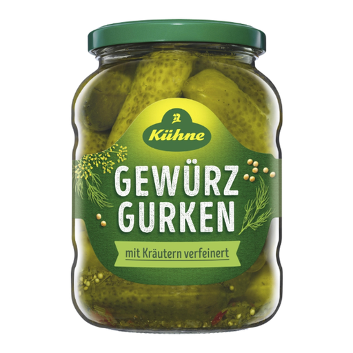 Kühne Gherkins with Herbs