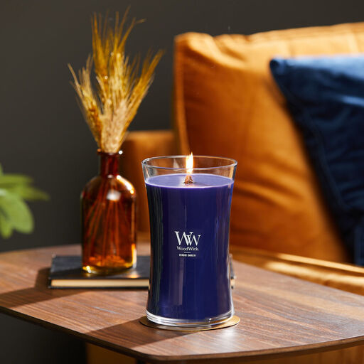 Wood Wick Candle Hourglass Hinoka Dahlia 609g