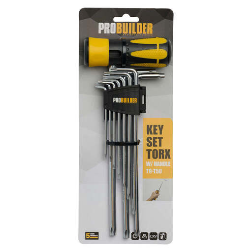 PROBUILDER KEY SET TORX W/ HANDLE