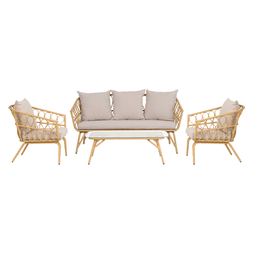 ENVY 4-teiliges Gartensofa-Lounge-Set