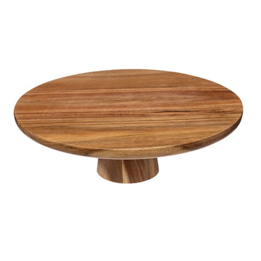 Acacia cake stand diam 28 cm