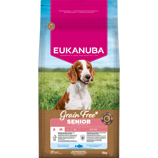 Eukanuba Grain Free Dog Senior Small/Medium Ocean Fish