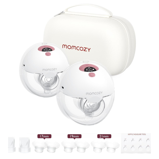 Momcozy M5 Wearable Breast Pump, Hands-Free Wireless Electric Pump, 2-Pack