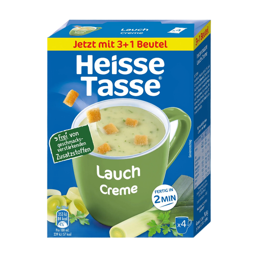 Heisse Tasse Cream of Leek Instant Soup 4x150ml