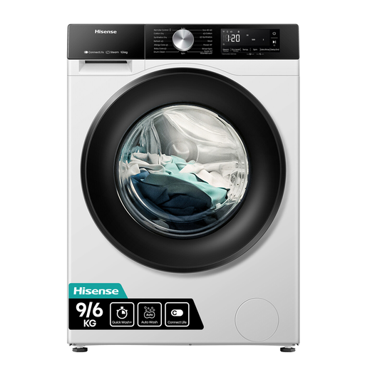 Hisense 3S Series WD3S9043BW3 9Kg / 6Kg Washer Dryer