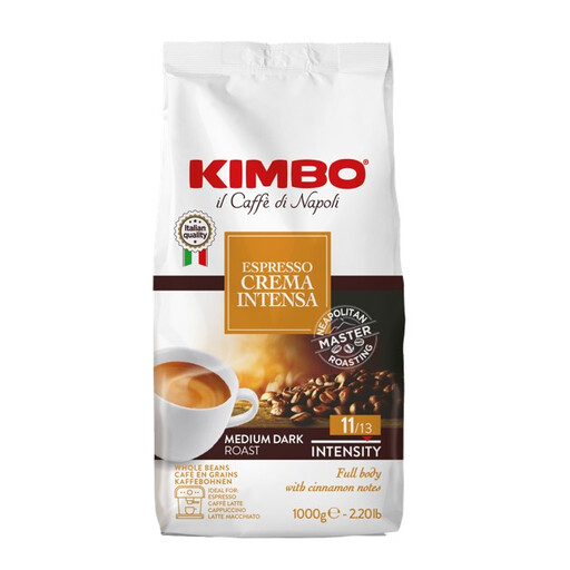 KIMBO Espresso Crema Intensa – 咖啡豆，强度 11/13，1 公斤