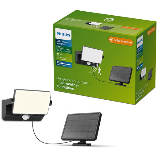 Philips Fyns Solar Wall Light