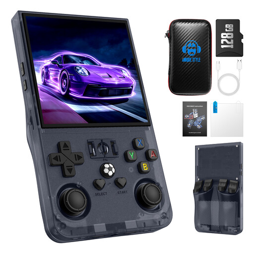 AISLPC R36MAX Retro handheld game console (Gray)