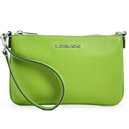 MICHAEL KORS Jet Set Pouch Wristlet Green