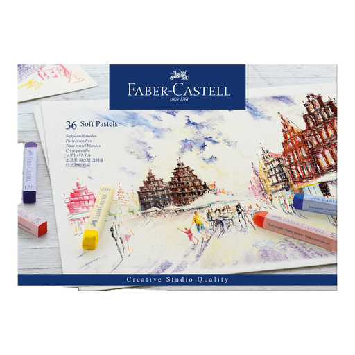 Faber-Castell Creative Studio Soft Pastels Set of 36