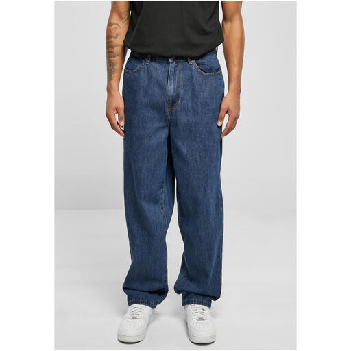 Urban Classics 90's Jeans in mid indigo washed