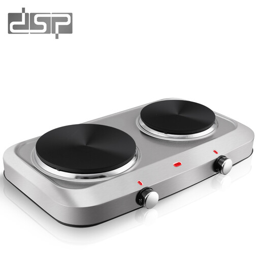 Double Burner Electric Hot Plate, Portable Countertop Stove