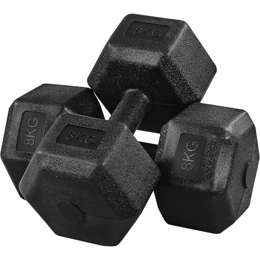 Yaheetech Hexagon Hanteln 2x8kg