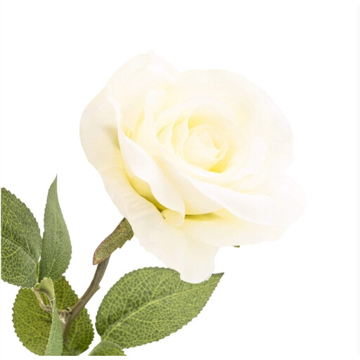 Candlelight Artificial Rose Flower Stem Peach 54cm