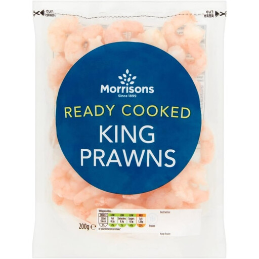 Morrisons Peeled & Cooked King Prawns 200g