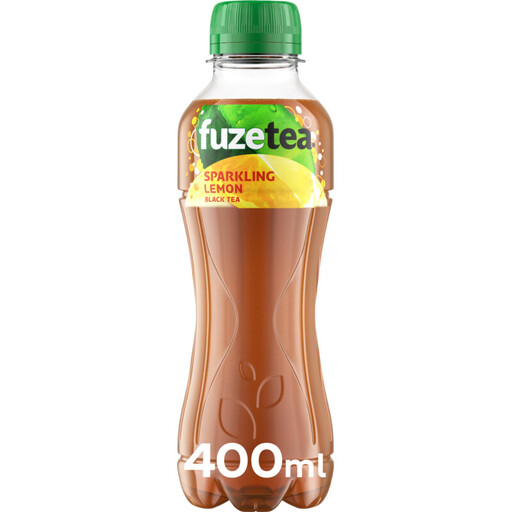 Fuze Tea Sparkling Lemon Black Tea - 400 ml