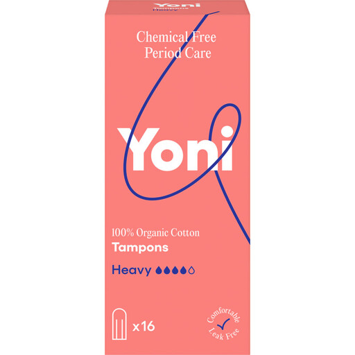 Yoni Biologisch Katoen Tampons
