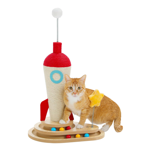 PAWZ Road Interactive Cat Toy with Rocket Shape