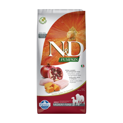Farmina N&D Pumpkin Chicken Adult Medi/Maxi 12 kg