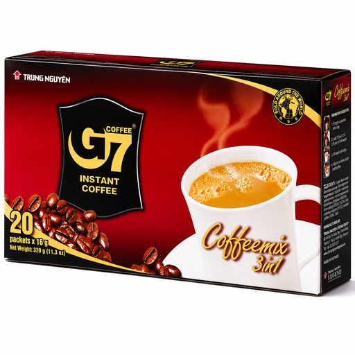 Préparation au café Trung Nguyen G7 3in1, 20 sachets de 16 g