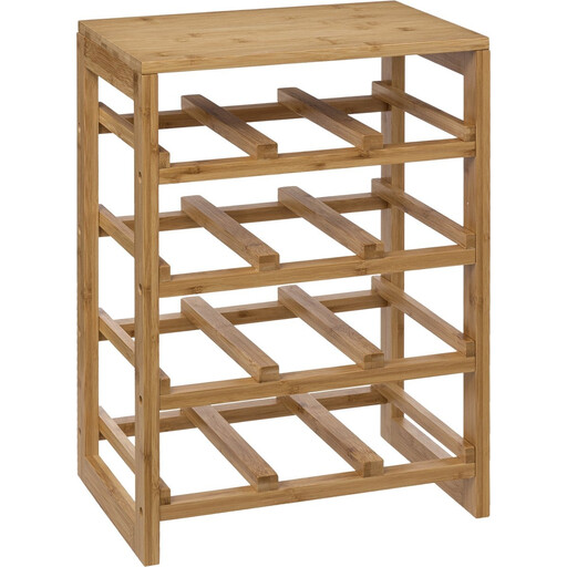 5five Bamboo Wine Rack - 12 Bottles