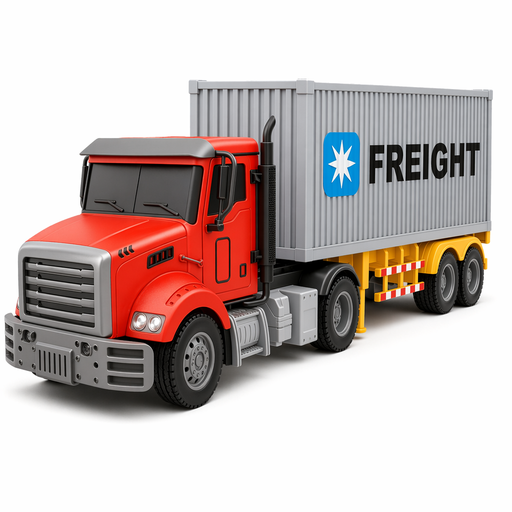 Camion porte-conteneurs urbain télécommandé de 45 cm