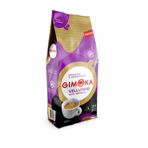 GIMOKA Coffee Beans Vellutato 100% Arabica Rainforest 1 kg