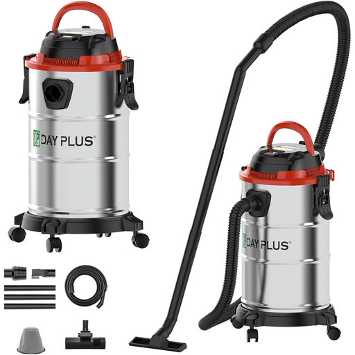 3-in-1 wet and dry vacuum cleaner with a 20-litre tank