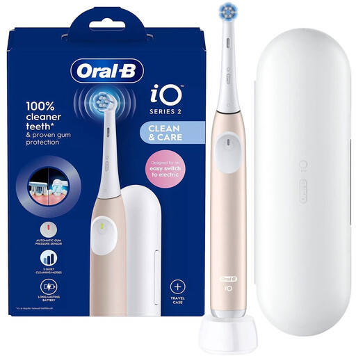Oral-B iO Series 2 with Travel Case Calm Pink