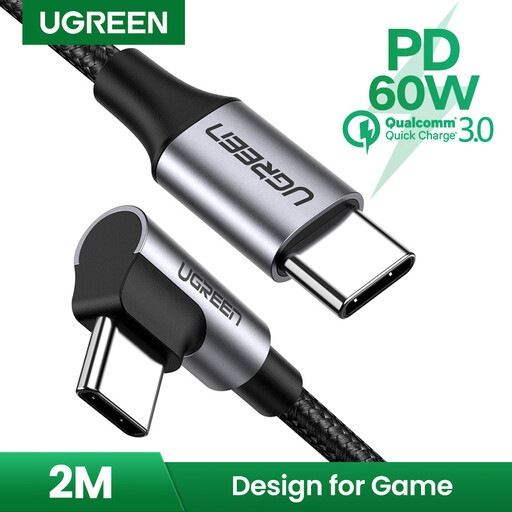 UGREEN C?ble USB-C Coudé 2.0 2m