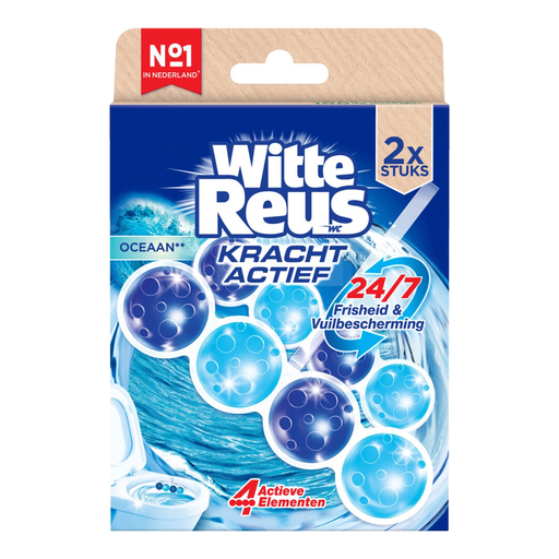 Witte Reus Toiletblok - Active Ocean 2 stuks